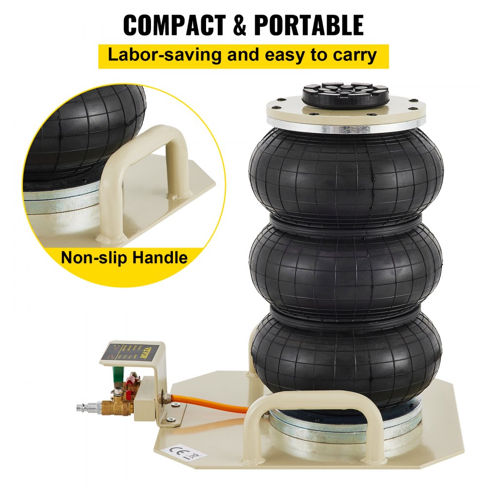 Podnośnik pneumatyczny 6600lbs Podnośnik pneumatyczny Maksymalna wysokość 16,5 ''