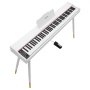 Pianino cyfrowe VEVOR, 88 półważonych klawiszy standardowej wielkości, pianino elektroniczne, białe dla początkujących, 600 dźwięków, 600 rytmów, USB, MIDI, wyjście audio, gniazdo słuchawkowe, pedał podtrzymujący i głośniki Hi-Fi