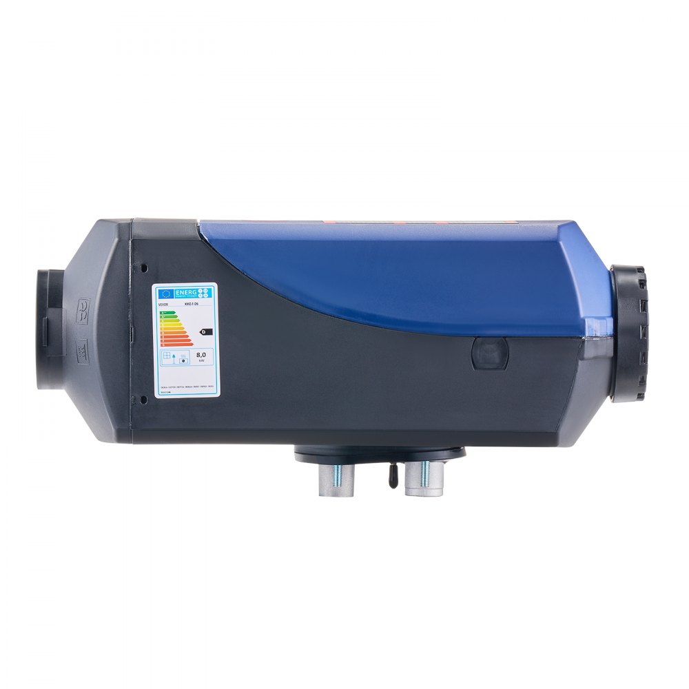 VEVOR Nagrzewnica powietrza na olej napędowy 12-24V 8KW Przenośna nagrzewnica postojowa z pilotem i ekranem LCD, niski poziom hałasu, zbiornik paliwa 10 l do samochodów ciężarowych i kamperów
