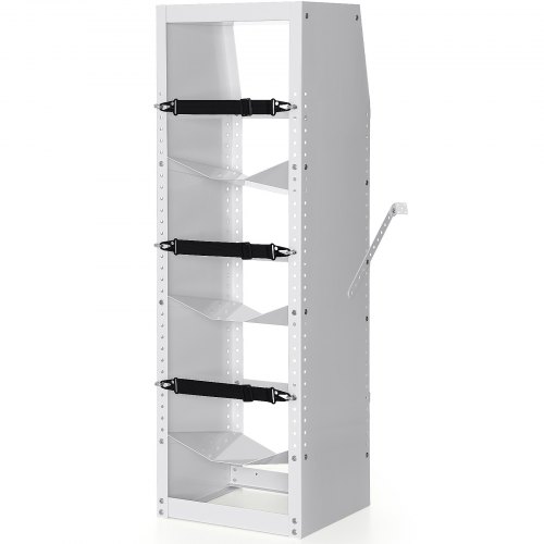 Stojak na zbiorniki czynnika chłodniczego VEVOR z 3 butlami 30-50 funtów, stojak na butle 372 x 355 x 1170 mm, stojak na butle z czynnikiem chłodniczym, stojaki na butle gazowe i uchwyty na freon, gazy, tlen