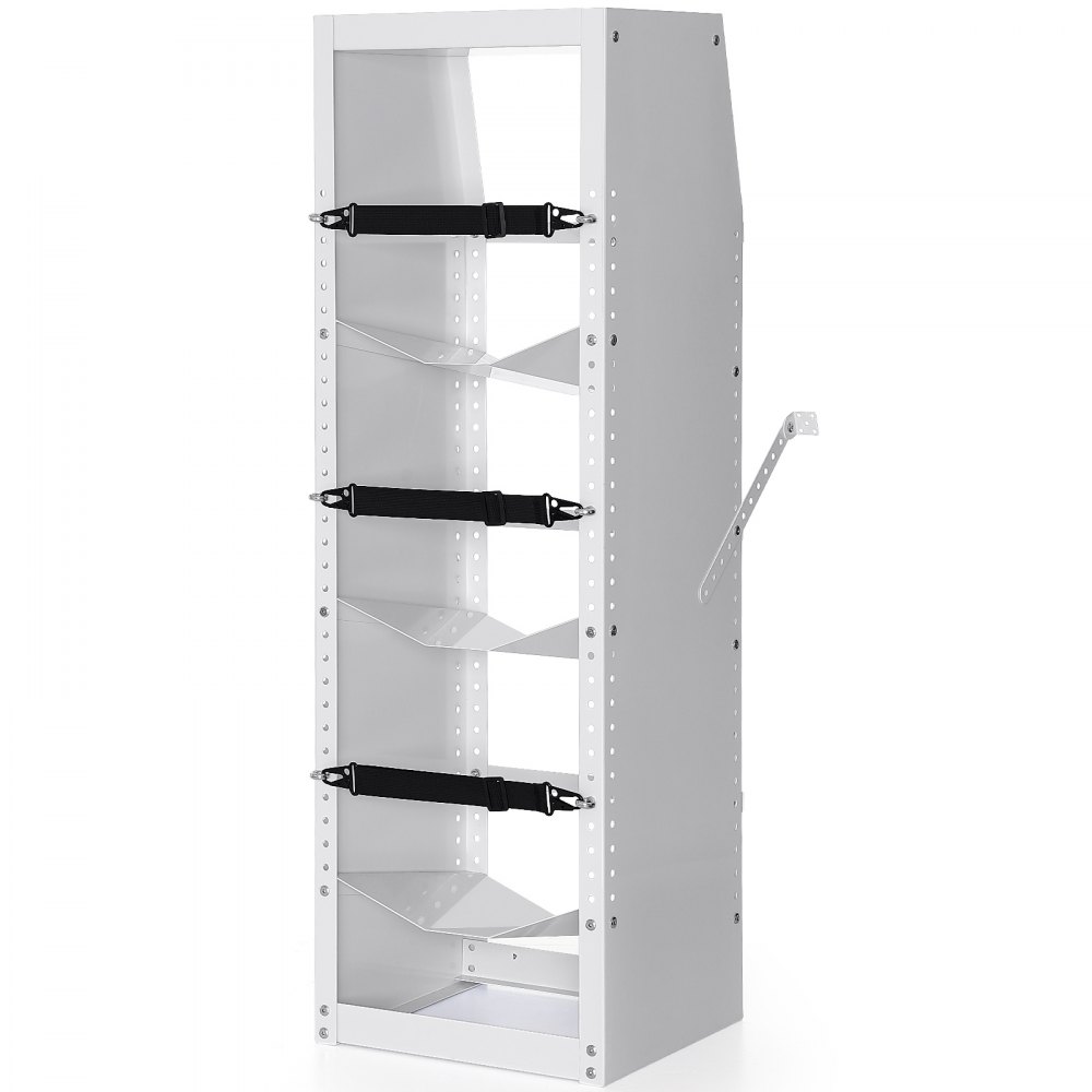 Stojak na zbiorniki czynnika chłodniczego VEVOR z 3 butlami 30-50 funtów, stojak na butle 372 x 355 x 1170 mm, stojak na butle z czynnikiem chłodniczym, stojaki na butle gazowe i uchwyty na freon, gazy, tlen
