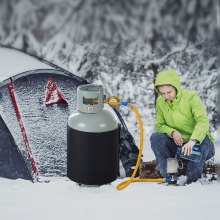 VEVOR Podgrzewacz beczkowy Podgrzewacz kubełkowy Taśma grzewcza 18 zbiorników na gaz 120W 90℉