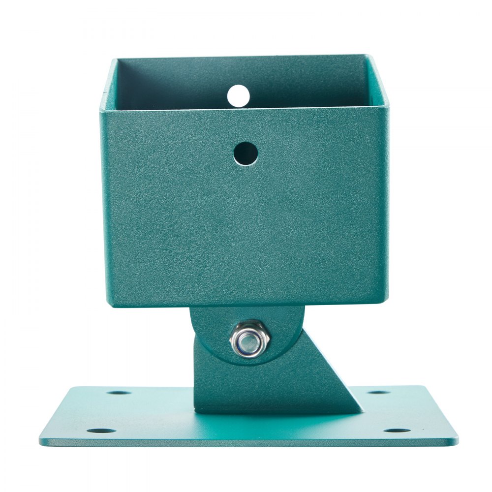 VEVOR Swing Set Brackets, 4 Pack Heavy Duty Swing Set Leveling Hardware, Fits 101.6 x 101.6 mm Post (Actual Size 91 x 91 mm), 45°-60° Angle Range, Stainless Steel Anchor Level Kit on Uneven Ground