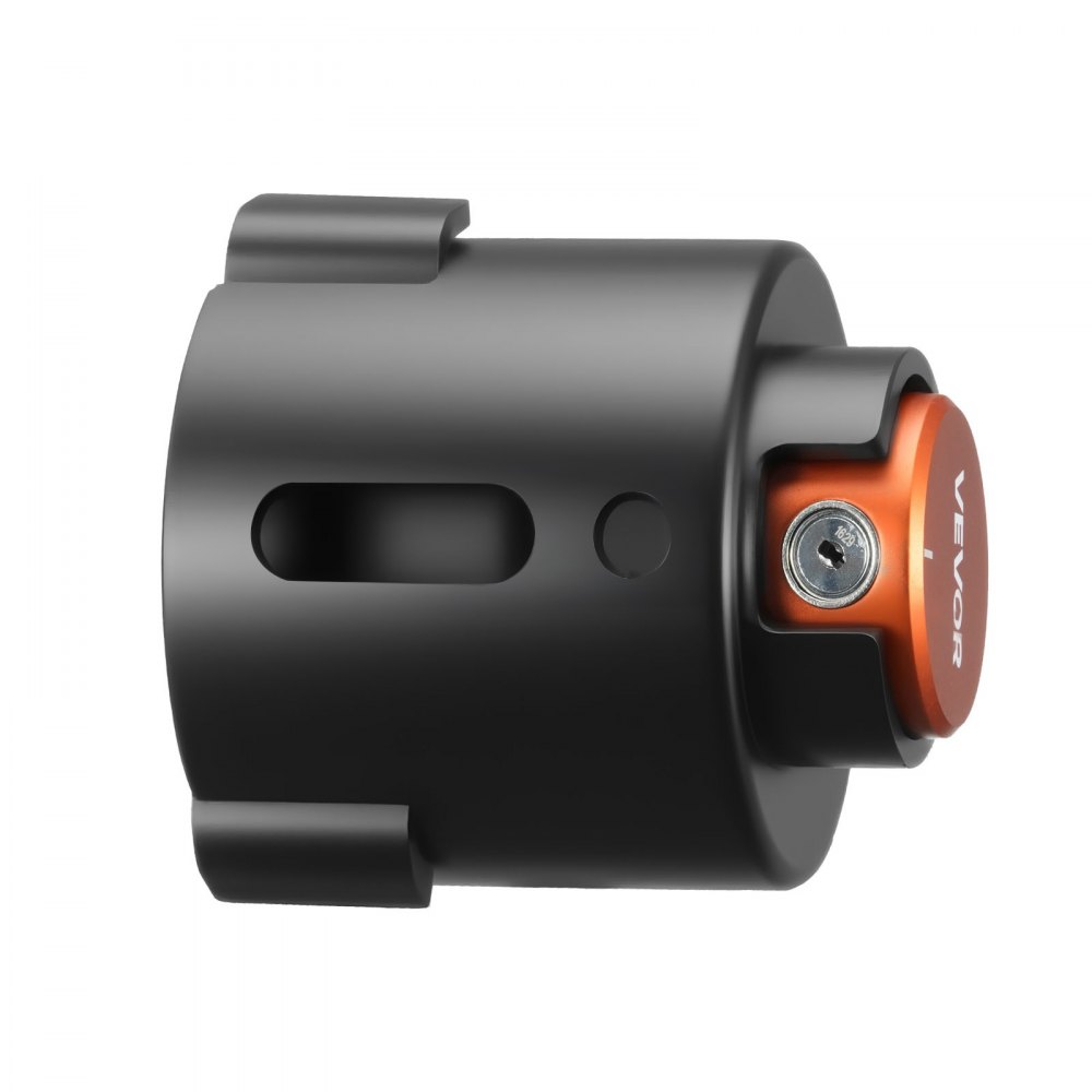 Blokada przyczepy VEVOR, Φ142 x 175 mm, kompatybilna z zaczepami 58,7 mm, blokada antykradzieżowa z 3 kluczami, odporna na korozję, blokada o wysokim poziomie bezpieczeństwa do kamperów, przyczep i łodzi