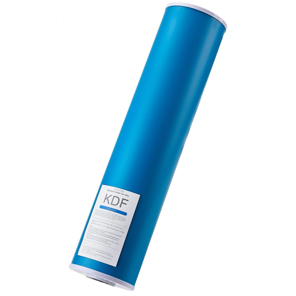 Wkład wymienny do filtra wody VEVOR do całego domu, 115 x 507 mm, filtr KDF z węglem aktywnym z łupin orzecha kokosowego do systemu filtracji wody, redukuje chlor oraz nieprzyjemny smak i zapach