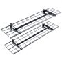 Regał garażowy VEVOR 1220 x 312 x 115 mm na warstwę Przechowywanie narzędzi 90,7 kg na warstwę Uchwyt na narzędzia Ścienny 122 x 30,5 cm Przestrzeń półkowa Półka metalowa Organizer na narzędzia Półki ścienne