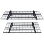 Zestaw 2 regałów garażowych VEVOR 1220 x 620 x 200 mm Przechowywanie narzędzi 113,4 na warstwę Uchwyt na narzędzia Ścienny 122 x 61 cm Półki do przechowywania Półka metalowa Organizer na narzędzia Półki ścienne