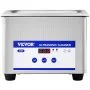 VEVOR Ultradźwiękowa myjka 0,8 l, ultradźwiękowe urządzenie czyszczące 40 kHz, ultradźwiękowa myjka do biżuterii 35 W, cyfrowa ultradźwiękowa myjka z wyświetlaczem LED, ultradźwiękowe urządzenie czyszczące do okularów