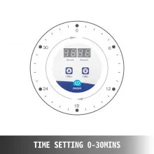 VEVOR Myjka Ultradźwiękowa Ultrasonic Cleaner Ultradźwiękowe Urządzenie Czyszczące 3.2L Digital Do Biżuterii Itp