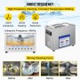 Urządzenie do czyszczenia ultradźwiękowego VEVOR 6L Myjka ultradźwiękowa Myjka ultradźwiękowa