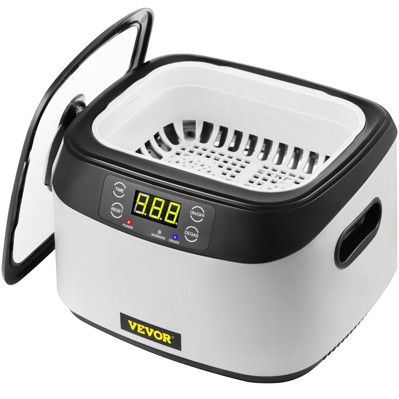 VEVOR Myjka Ultradźwiękowa Ultrasonic Cleaner 1,2 L Urządzenie Czyszczące Cyfrowy Środek Do Czyszczenia Biżuterii