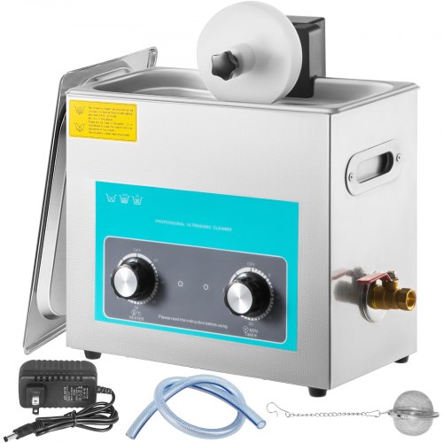 VEVOR Ultrasonic Record Cleaner Vinyl Ultradźwiękowa maszyna do czyszczenia Pokrętło 6L