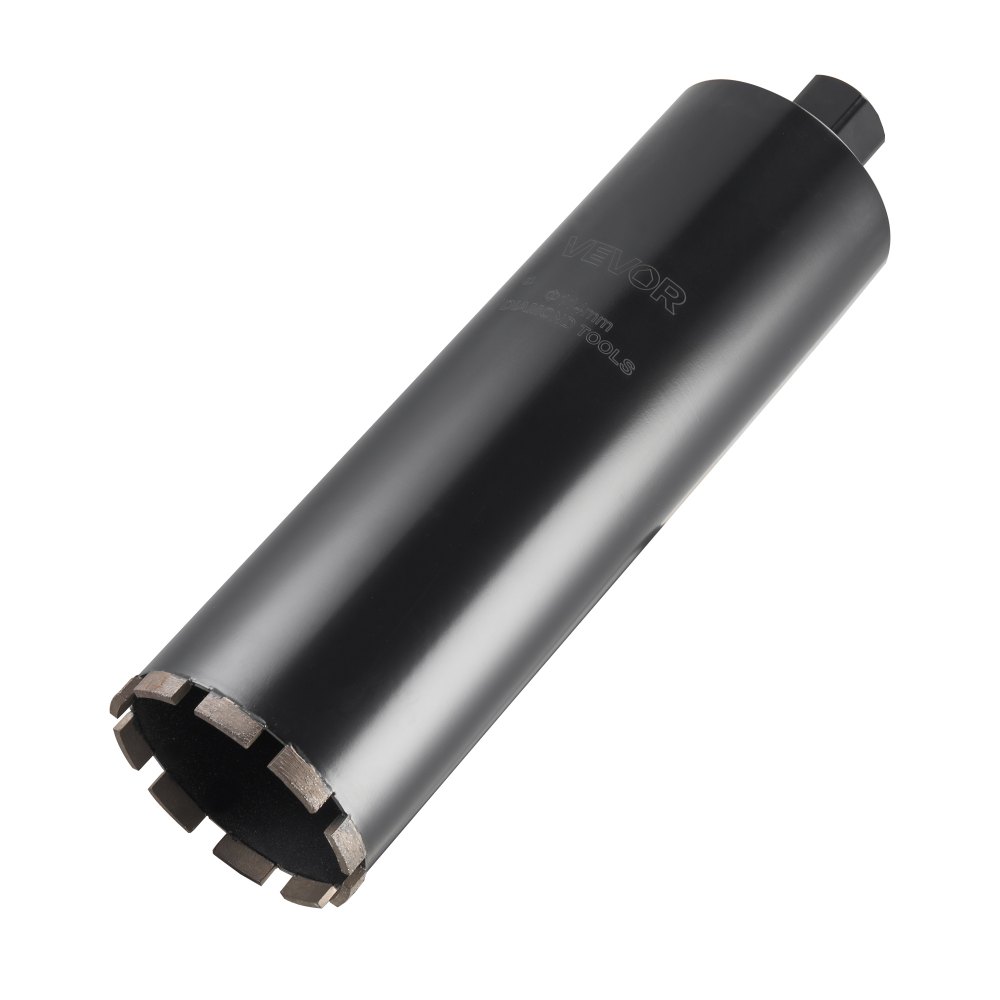 Wiertło rdzeniowe VEVOR, średnica 114 mm, głębokość wiercenia 356 mm, gwint wewnętrzny 1-1/4 cala-7, technologia spawania o wysokiej precyzji, wiertło rdzeniowe diamentowe do wiercenia na mokro w betonie zbrojonym, cegle i murze