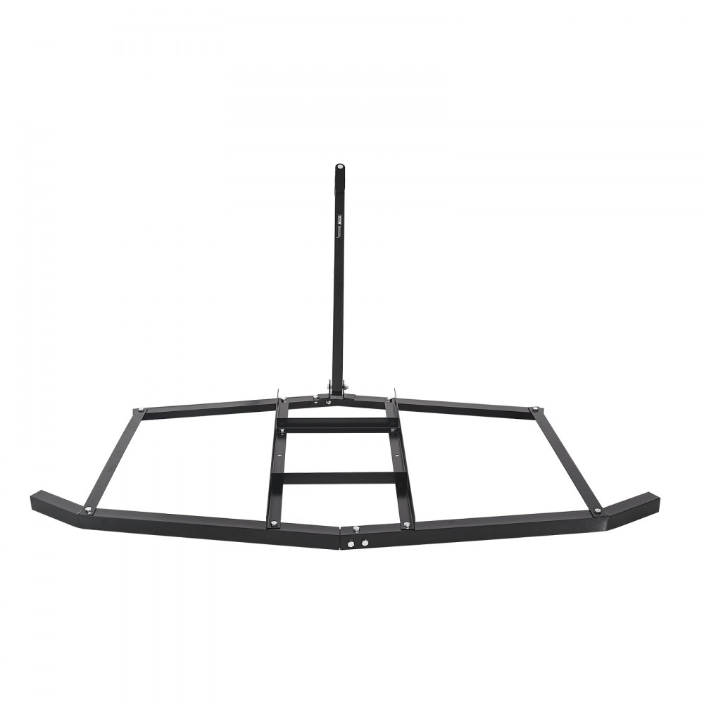 VEVOR trail harrow, 188x199x11 cm, meadow harrow, Q235 steel lawn tractor with adjustable bars and bolt coupling, meadow harrow for off-road vehicles, UTVs, garden and lawn tractors