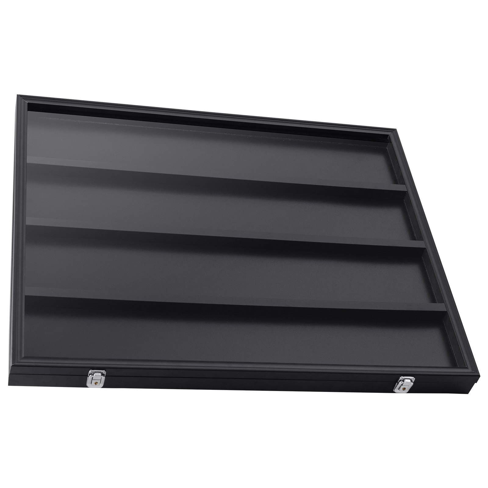 VEVOR Gablota na karty sportowe w 36 różnych wzorach, 77,5 x 61,7 x 5,5 cm, rama prezentacyjna z 98% ochroną UV, szkło PC, zamykana szafka ścienna na karty kolekcjonerskie do piłki nożnej, koszykówki i hokeja