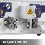 VEVOR Automatic Computerized Wire Stripping Machine 300 W, Cable Cutting Machine 1-100,000 mm, 230 V Wire Bending Machine Max. Channel Diameter 10 mm, Cable Stripping Machine with LCD Screen and Straightening Machine