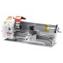 VEVOR Tokarka do metalu 220x450 mm Tokarka stołowa z automatycznym posuwem 2500 obr./min, silnikiem bezszczotkowym o prędkości 1250 W, z akcesoriami, tokarka do obróbki precyzyjnych części