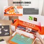 Maszyna do cięcia winylu VEVOR, maszyna do cięcia DIY z łącznością Bluetooth, kompatybilna z systemami iOS, Android, Windows i Mac, bogata oferta wzorów, niestandardowe karty, dekoracja domu