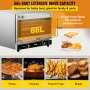 VEVOR mini piekarnik grill piekarnik 1800W piekarnik stołowy piekarnik tostowy 66L 4 warstwy