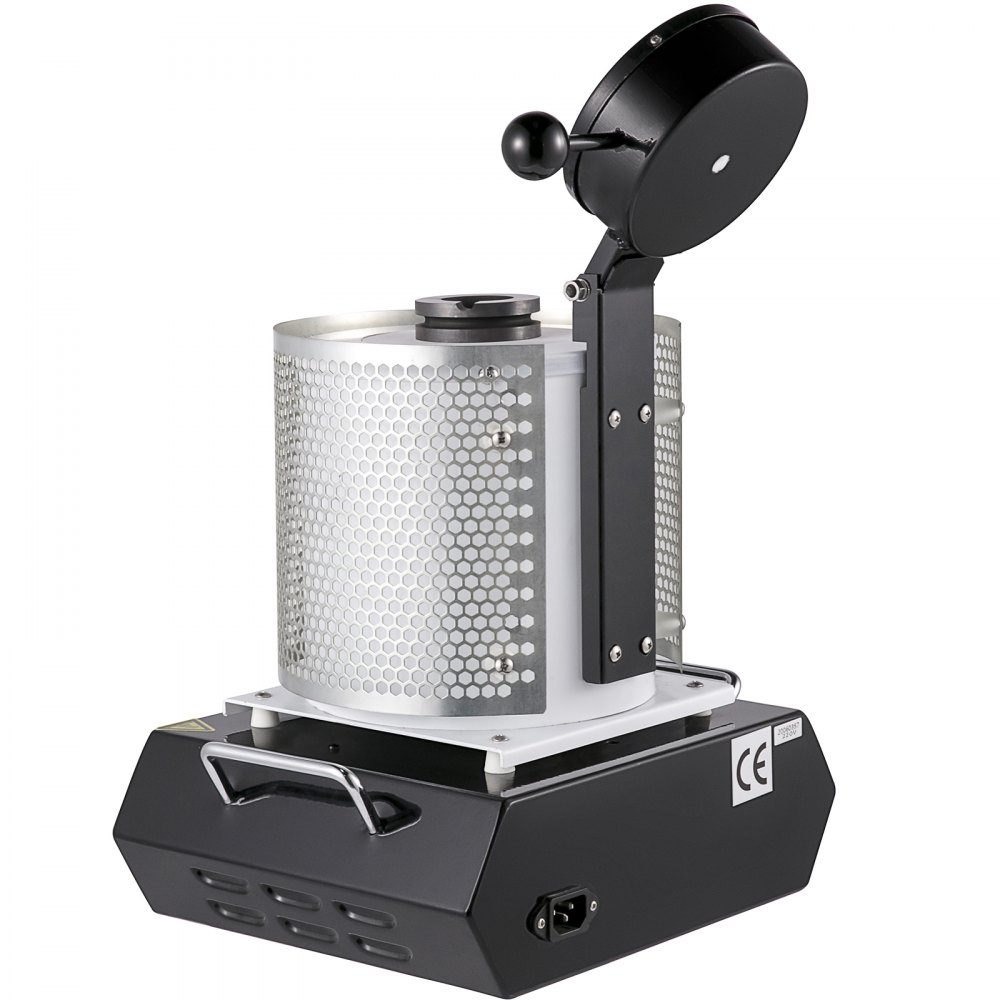 VEVOR Piec do topienia złota Piec muflowy 3 kg Elektryczny piec do topienia złota 1150 ℃ 220 V