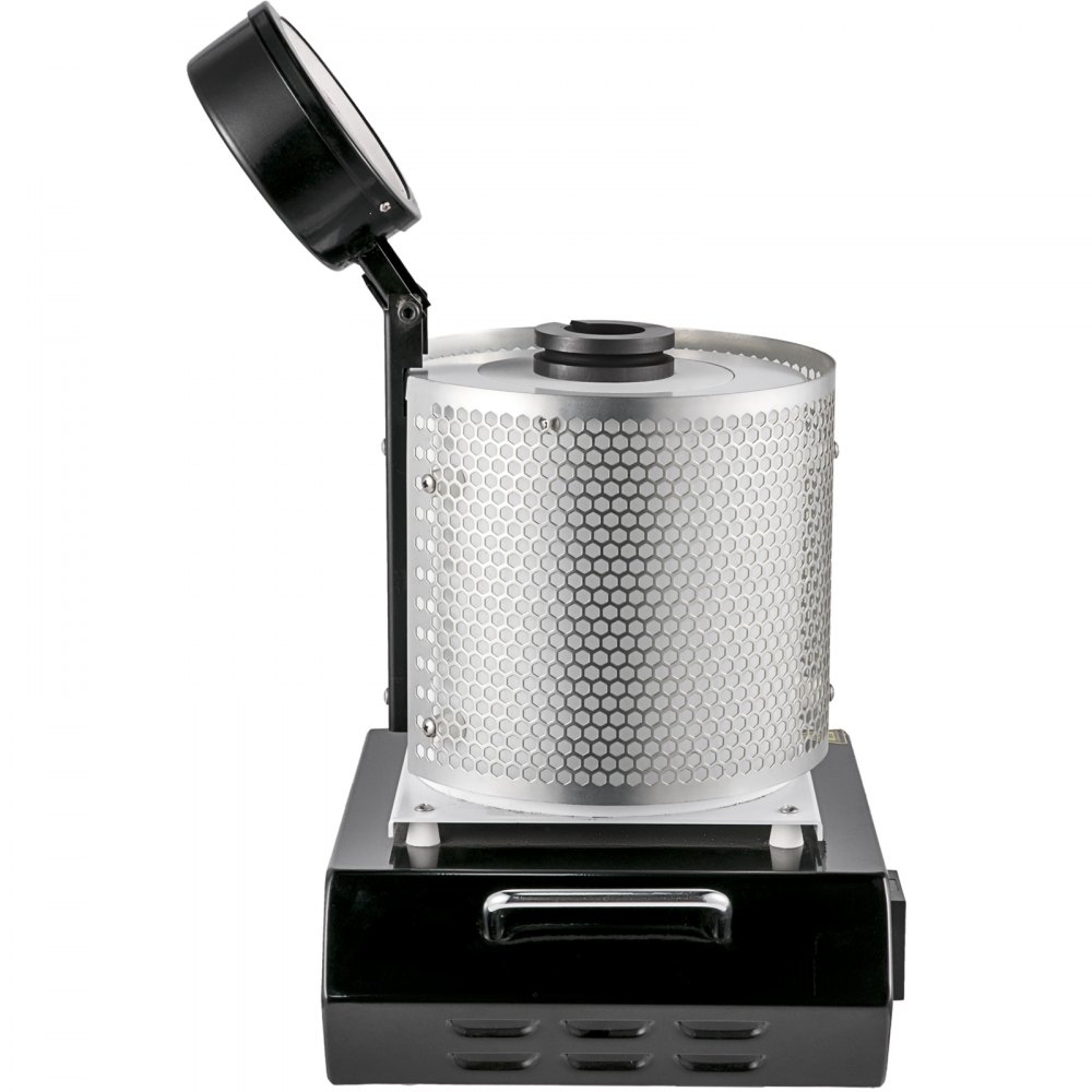 VEVOR Piec do topienia złota Piec muflowy 3 kg Elektryczny piec do topienia złota 1150 ℃ 220 V