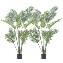 VEVOR Areca Catechu Sztuczna roślina 800x800x1524mm Sztuczna roślina PE Sztuczne rośliny Plastikowe rośliny w doniczce Palma z orzechów betelu Bezwonny Wodoodporny Idealny do sypialni Gabinet Salon
