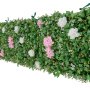 VEVOR Artificial Luxury‌ Flower Wall Backdrop, 2 PCS, Each Panel 61 x 243.8 cm, Gorgeous 3D Silk Floral Backdrop Pet Friendly, Easy Installation Flower Wall Panel for Wedding, Event, Party, Home Decor