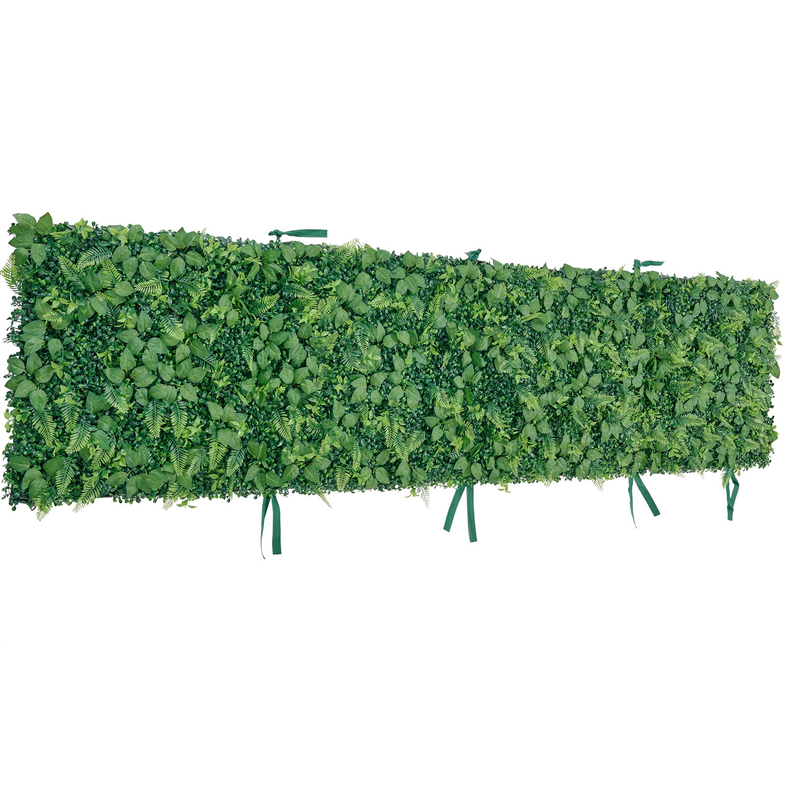 VEVOR Sztuczny żywopłot 2,4 m x 61 cm, zestaw 4 elementów, ściana roślinna, ekran prywatności z PE, ogrodzenie prywatności, osłona przed wiatrem, żywopłot, sztuczne rośliny, osłona balkonu na wesela, ogrody zewnętrzne, podwórka