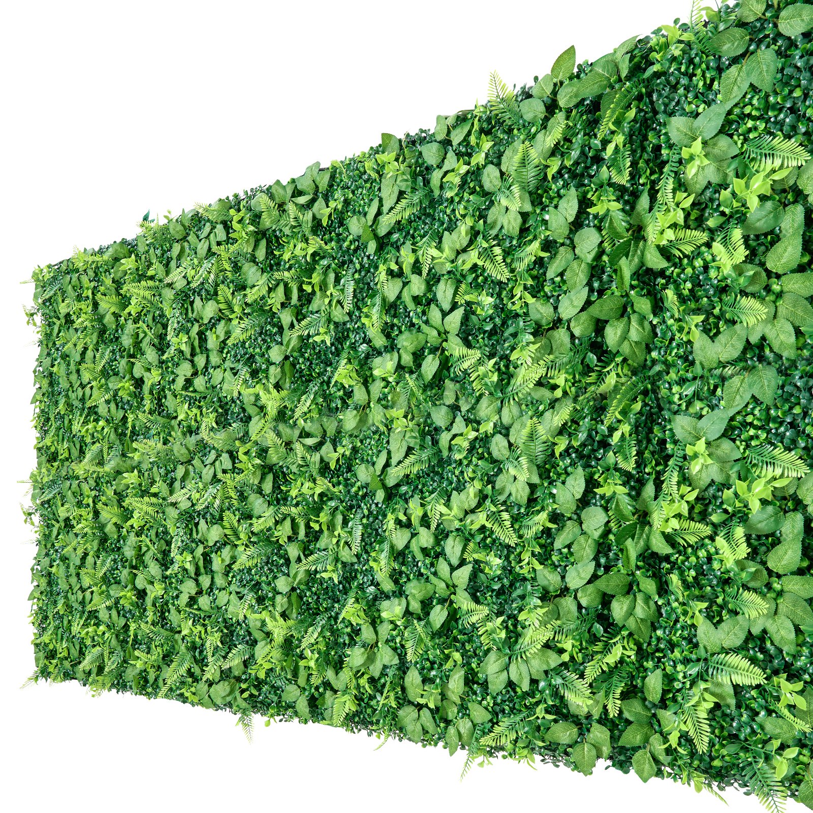 VEVOR Sztuczny żywopłot 2,4 m x 61 cm, zestaw 4 elementów, ściana roślinna, ekran prywatności z PE, ogrodzenie prywatności, osłona przed wiatrem, żywopłot, sztuczne rośliny, osłona balkonu na wesela, ogrody zewnętrzne, podwórka