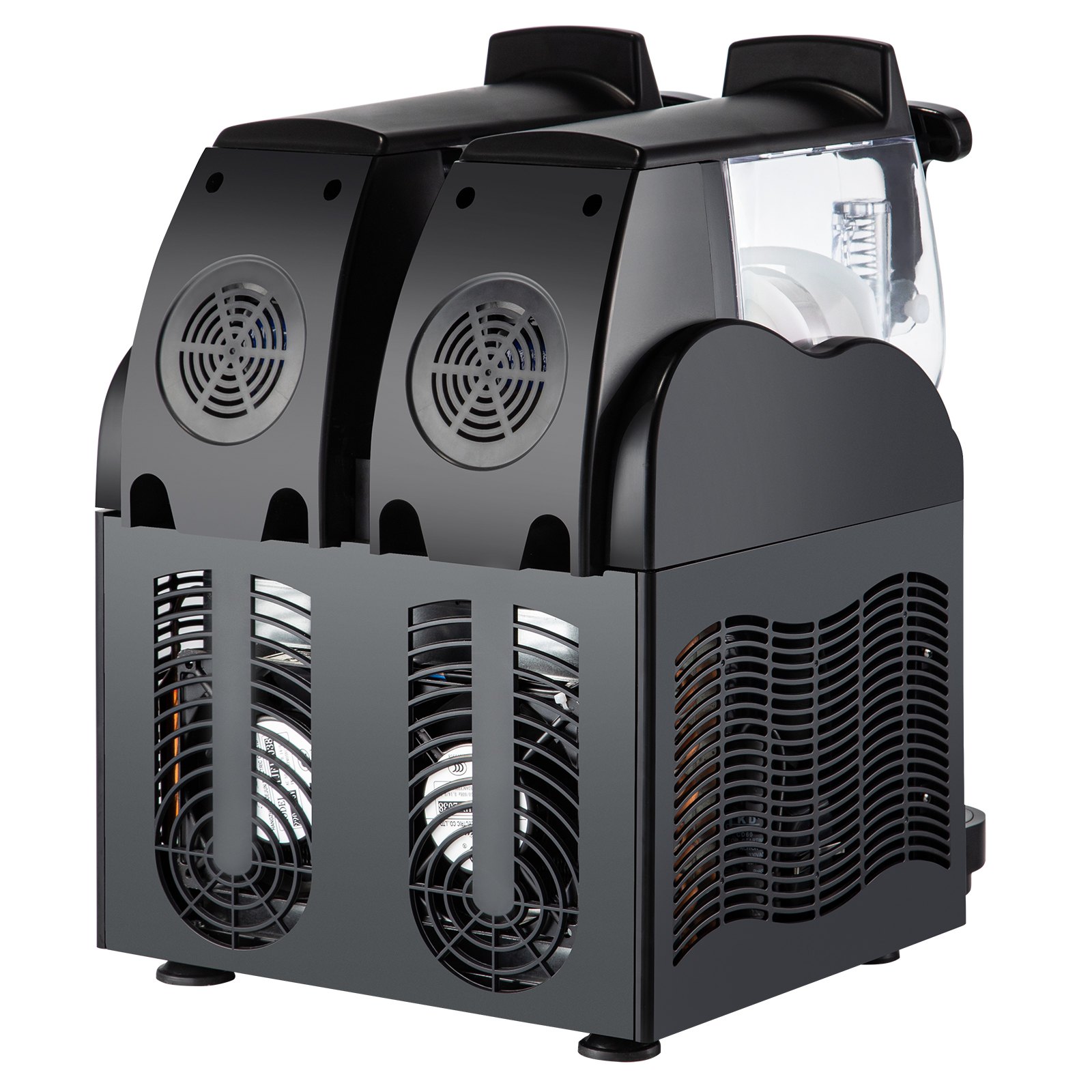 VEVOR 2 x 2,5 L Wytwornica lodu Slush Maszyna do lodu Slush Maszyna 370 W 220 V