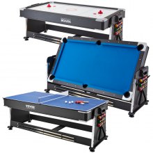 VEVOR 3 w 1 Stół do gier wielofunkcyjnych Air Hockey Bilard Tenis Stół do hokeja