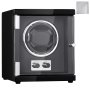 VEVOR Watch Winder, Single Watch Winder for Men's and Women's Automatic Watch, with Super Quiet Japanese Mabuchi Motor, Blue LED Light and Adapter, High-Density Board Shell and Black PU