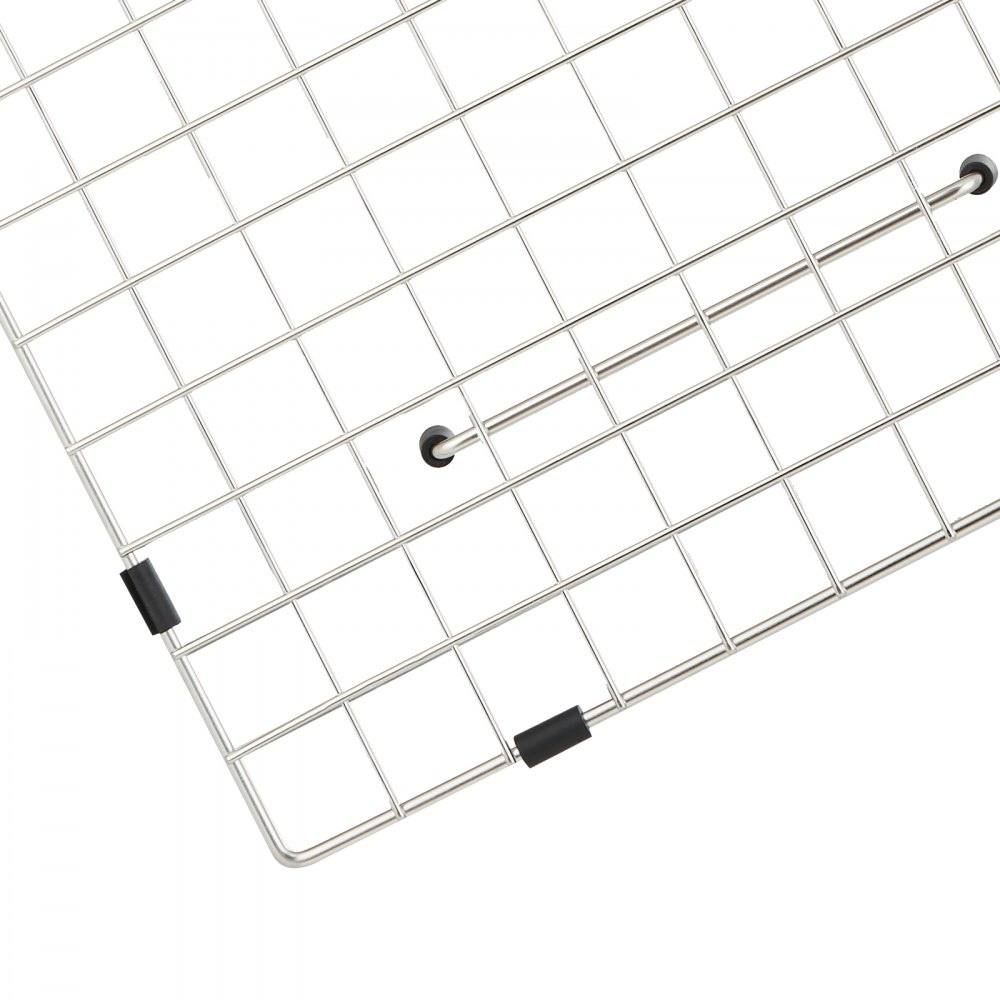 VEVOR 1-częściowa osłona zlewu, kratka zlewozmywakowa 725 x 395 x 25,4 mm z otworami centralnymi, kratka odpływowa ze stali nierdzewnej, duże dno zlewozmywaka, akcesoria do zlewozmywaków z kratką na misę