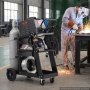 VEVOR Welding Cart, 3-Tier Heavy Duty Welder Cart with 181.4kg Weight Capacity, 360° Swivel Wheels, Tank Storage Safety Chains, Rolling MIG Welder Cart for TIG, ARC, MMA, Plasma Cutter Welding Machine