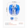 VEVOR Nadmuchiwana piłka Bumper Ball (opakowanie 2 szt.) 0,9 m, wytrzymała, gruba na 0,3 mm PVC, piłka z bąbelkami, przeznaczona do gier zespołowych na świeżym powietrzu, do parku i na podwórko (niebieskie paski)