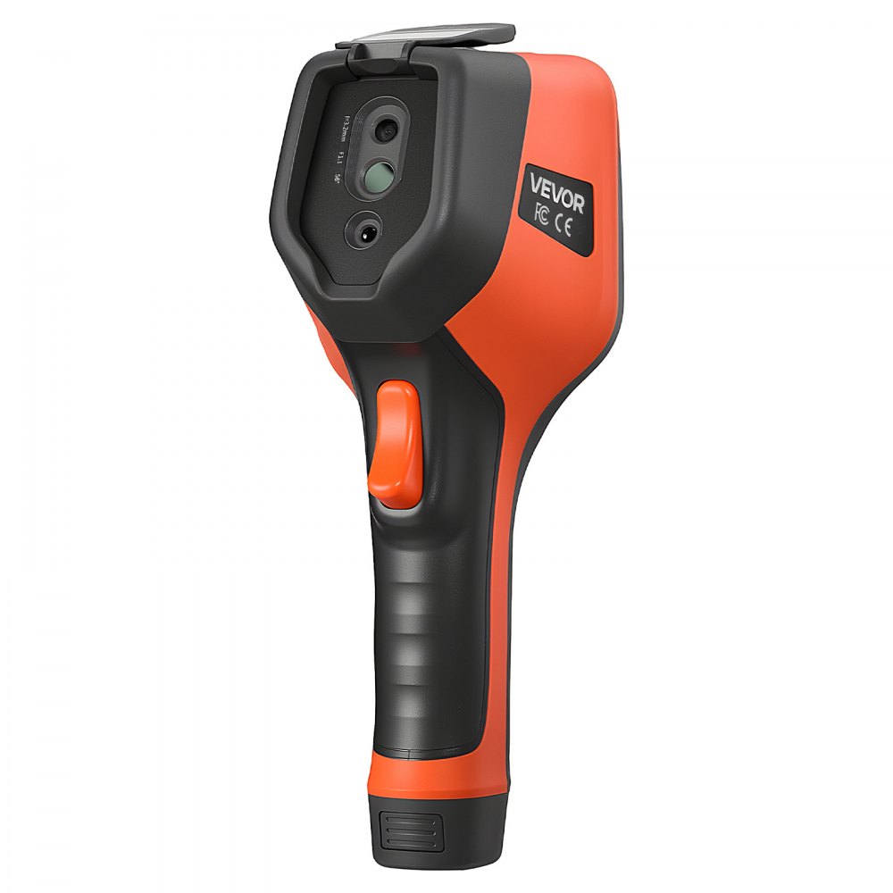 Kamera termowizyjna VEVOR, rozdzielczość podczerwieni 256 x 192, urządzenie termowizyjne z kamerą wizyjną 2 MP, częstotliwość odświeżania 25 Hz, kamera termowizyjna z 3,5-calowym ekranem dotykowym, od -20°C do 550°C, obsługa Wi-Fi