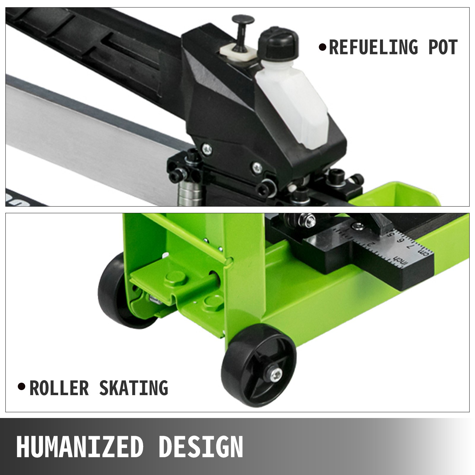 VEVOR 39-Inch Tile Cutter Manual Tile Score Cutter, with Tungsten Carbide Scoring Wheel Professional Vinyl Plank Cutter, Adjustable Laser Guide for  Precision Cutting Porcelain Ceramic Floor Tiles