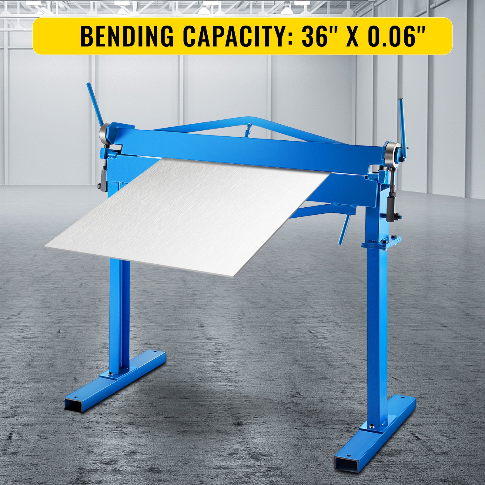 Hamulec do blachy VEVOR, hamulec do blachy, 36 cali. Giętarka stalowa z regulacją 120 °