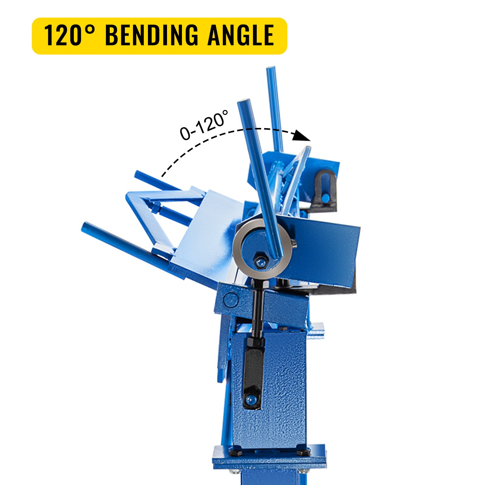 Hamulec do blachy VEVOR, hamulec do blachy, 72 cale. Giętarka stalowa z regulacją 120 °