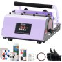 VEVOR Tumbler Heat Press, 11-30 oz Mug Press, Heats Up Quickly and Evenly, Tumbler Press with Sublimation Paper, Tape and Gloves, Temperature and Time Setting