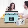 VEVOR Tumbler Heat Press, 11-30 oz Mug Press, Fast and Even Heating, Tumbler Press with Sublimation Paper, Tape and Gloves, Temperature and Time Setting, for Sublimation Mugs, Cups, Cups, Green