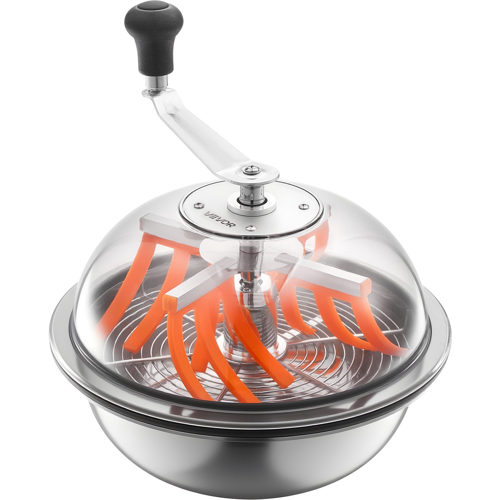 VEVOR Bowl Harvester, ręczna przycinarka do pąków 33 cm, przycinarka do pąków, maszyna do cięcia hydroponicznego na mokro i sucho, obrotowy obrotowy system cięcia roślin, liści, pąków i kwiatów