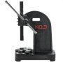 VEVOR Mandrel Press, 3-ton Hand Lever Press, Manual Mandrel Press Precision Hand Press, 310 mm Maximum Height, Manual Desktop Cast Iron Punching Press, for Punching, Bending, Stretching, Forming
