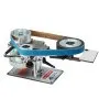VEVOR 550W Variable Speed ​​Belt Sander with VFD, 762 x 25.4 mm Belt Polisher, Polishing and Grinding Machine with 2 Grinding Shapes and 3 Sanding Belts for Metalworking