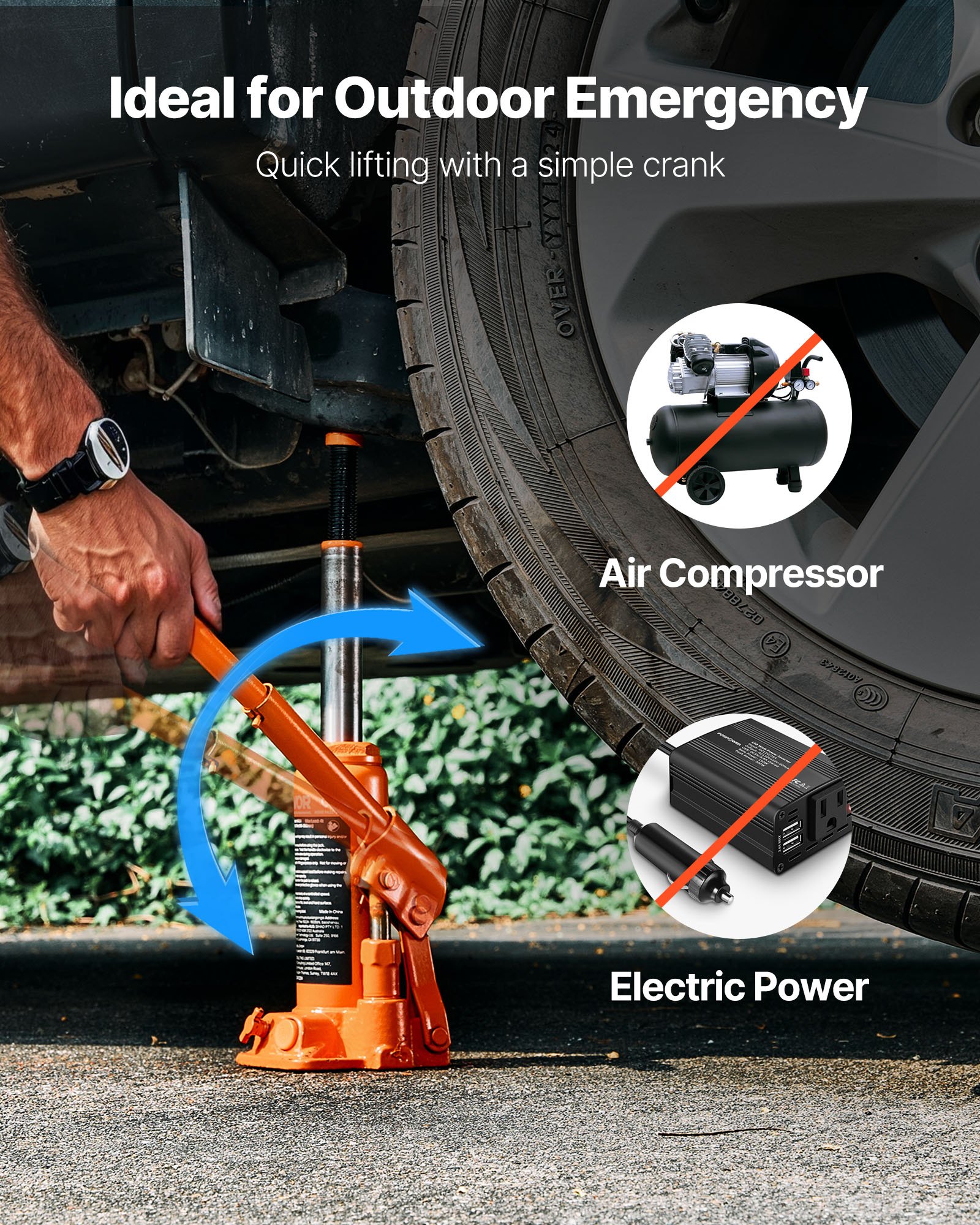 Podnośnik hydrauliczny butelkowy VEVOR o udźwigu 4 t, zakres podnoszenia 185-350 mm, podnośnik butelkowy z systemem spawalniczym do napraw samochodów osobowych typu pickup SUV, podnośnik butelkowy o dużej wytrzymałości