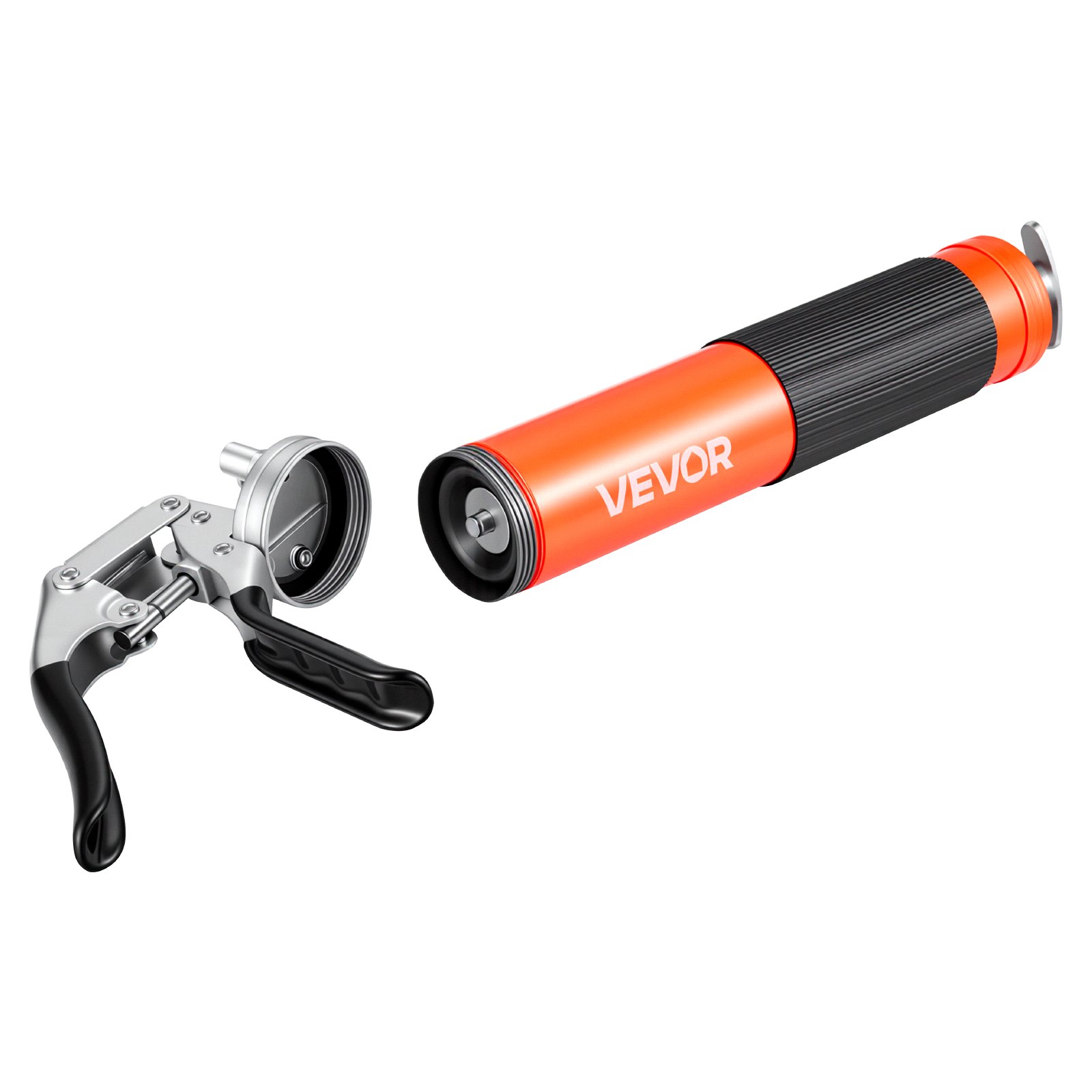 Pistolet smarowy VEVOR, 551 bar, zestaw pistoletów smarowych o pojemności 0,4 l, w tym elastyczny wąż o długości 45,7 cm, dwuuchwytowe złącze smarowe, sztywną rurę przedłużającą i ostrą dyszę do zastosowań motoryzacyjnych i morskich
