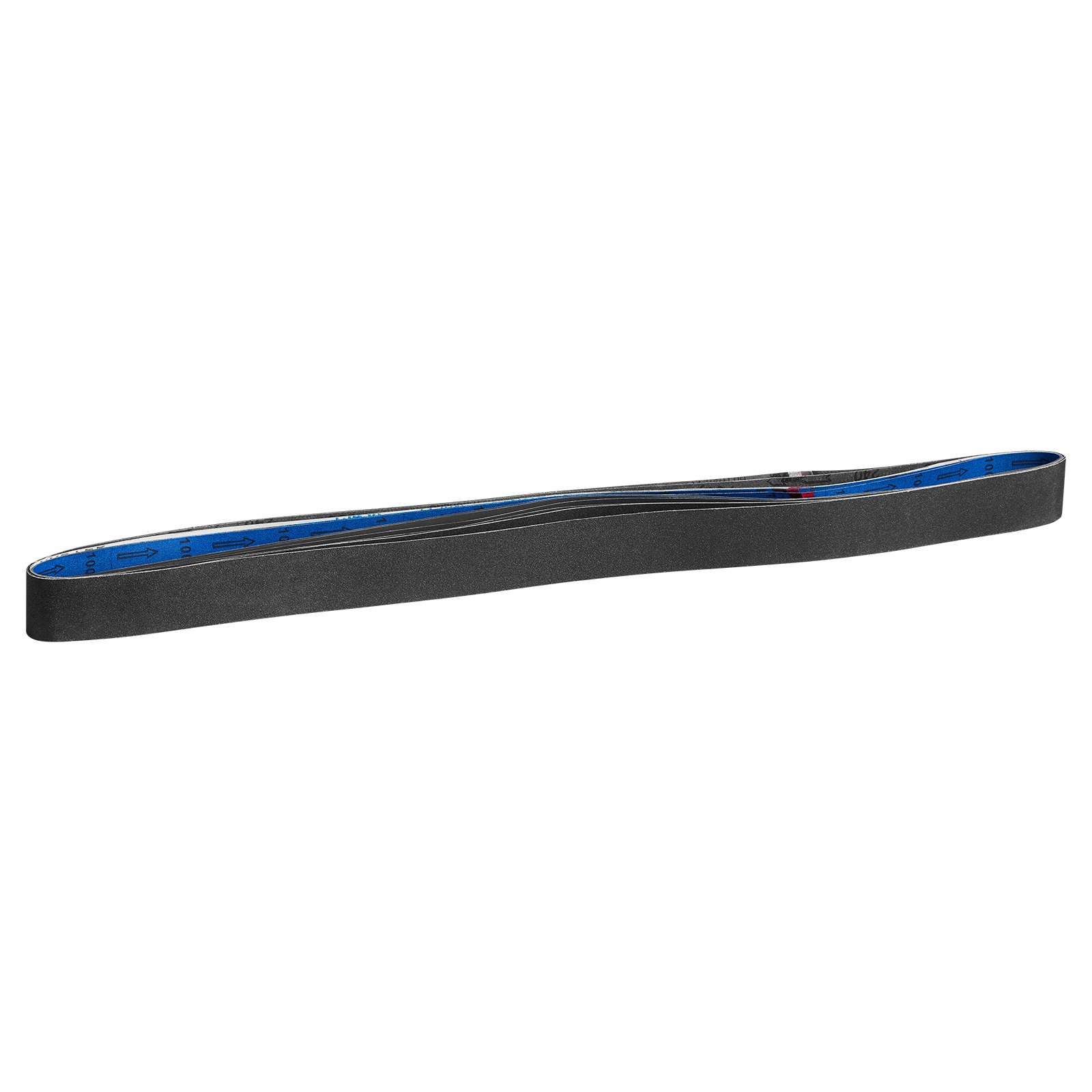 Paski ścierne VEVOR, 50 x 1830 mm, 6 sztuk (gradacja 120/240/400/600/800/1000), wykonane z węglika krzemu, papier ścierny taśmowy, do obróbki metali, materiałów kompozytowych i wykańczania tworzyw sztucznych