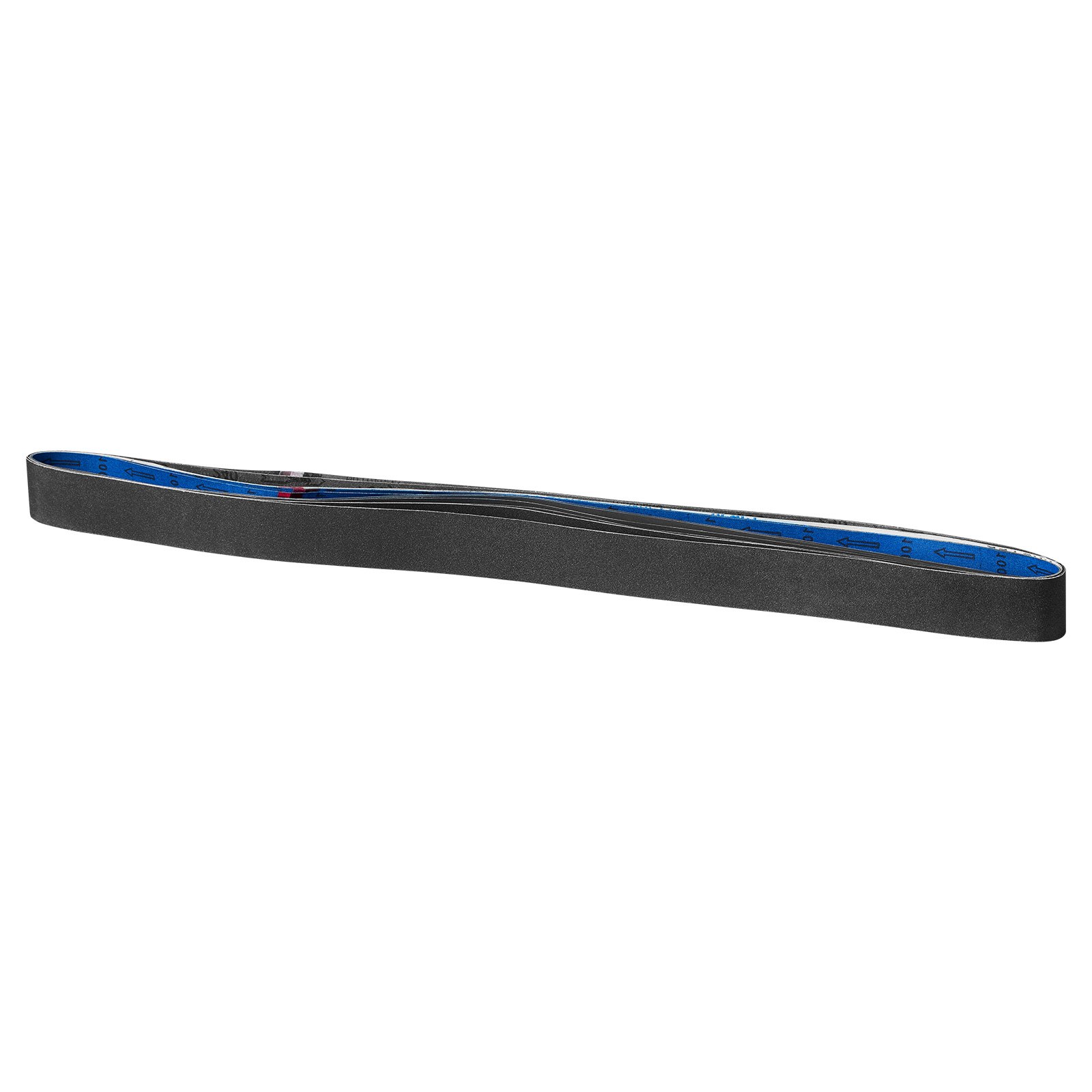 Paski ścierne VEVOR, 50 x 1830 mm, 6 sztuk (gradacja 120/240/400/600/800/1000), wykonane z węglika krzemu, papier ścierny taśmowy, do obróbki metali, materiałów kompozytowych i wykańczania tworzyw sztucznych