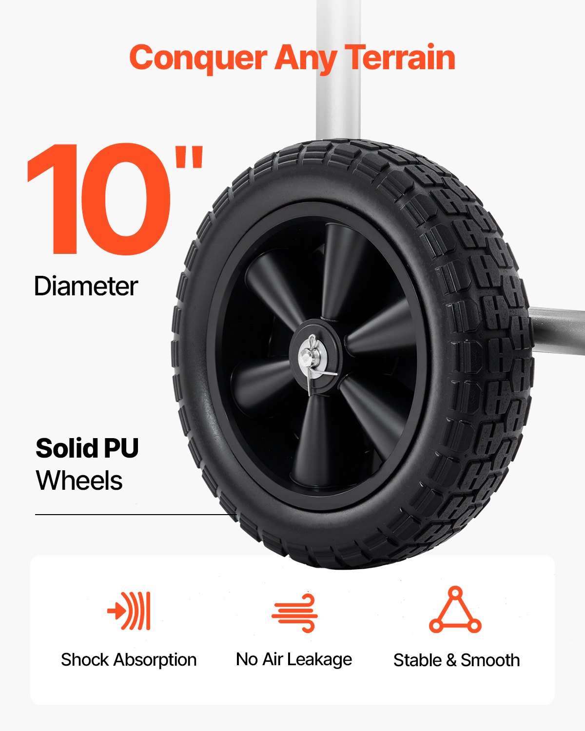 VEVOR Water Hose Reel Cart, 7620/12192 cm High-Pressure Garden Hose Cart, Hoses Reel Carts with Four Wheels, Handle & Heavy-Duty Mesh Storage Basket, Portable Hoses Reels for Garden, Car, Pet Washing