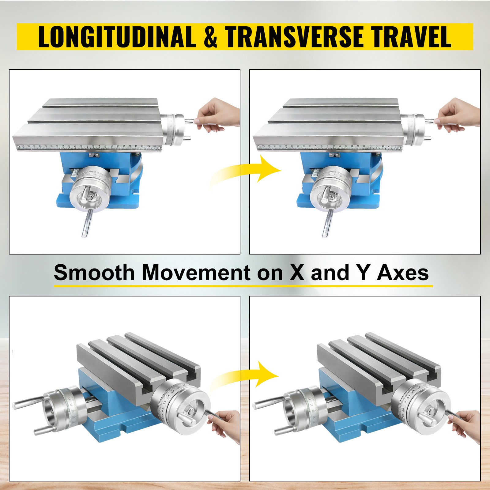Stół roboczy VEVOR 236x175 mm precyzyjny stół współrzędnościowy 230x175 mm rozmiar podłogi